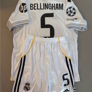 Bellingham madrid jersey kids set
